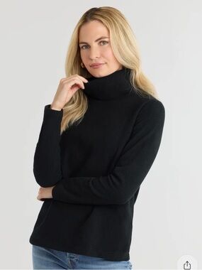 Dudley Stephens Greenpoint Turtleneck in black vello fleece size medium